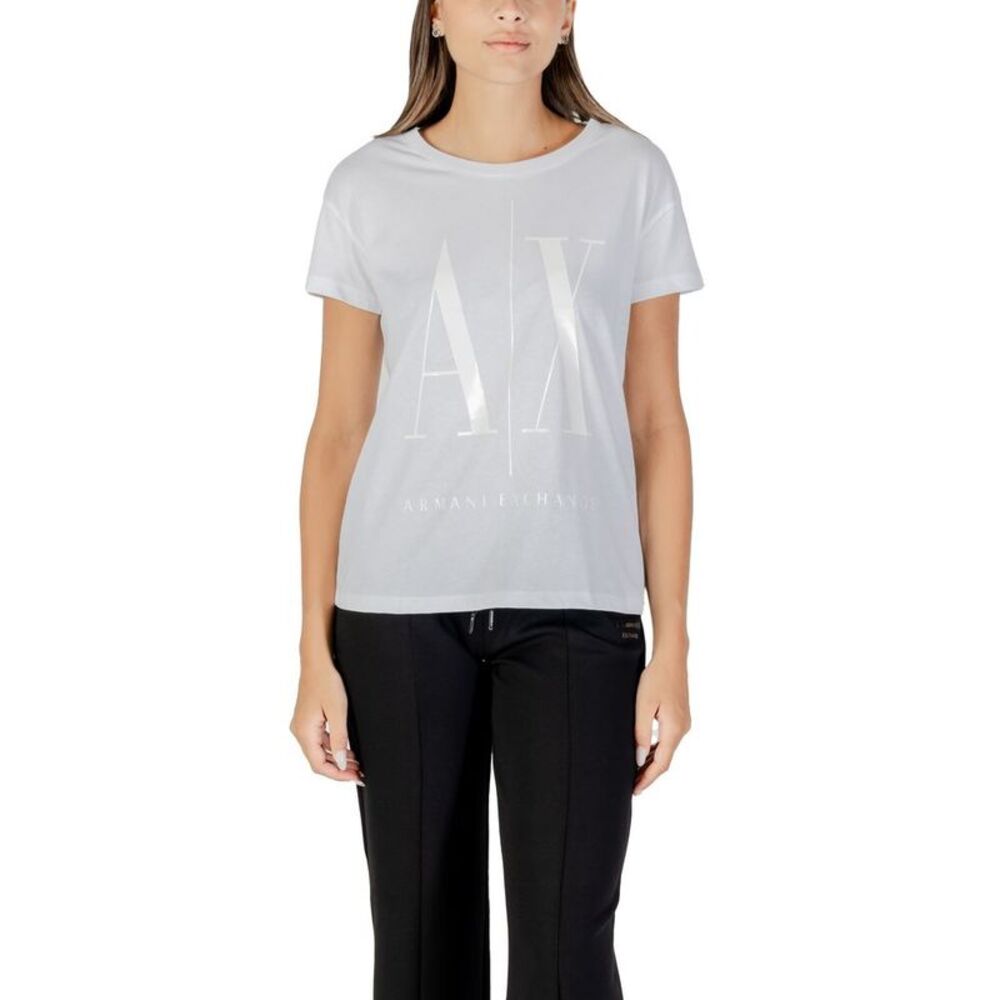 Armani Exchange White Cotton Women's T-Shirt